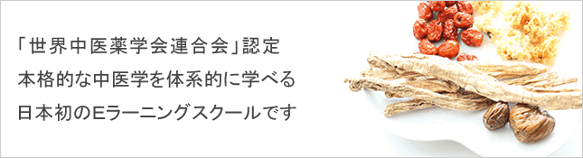 中医学アカデミーとは…「世界中医薬学会連合会」認定、本格的な中医学を体系的に学べる日本初のＥラーニングスクールです